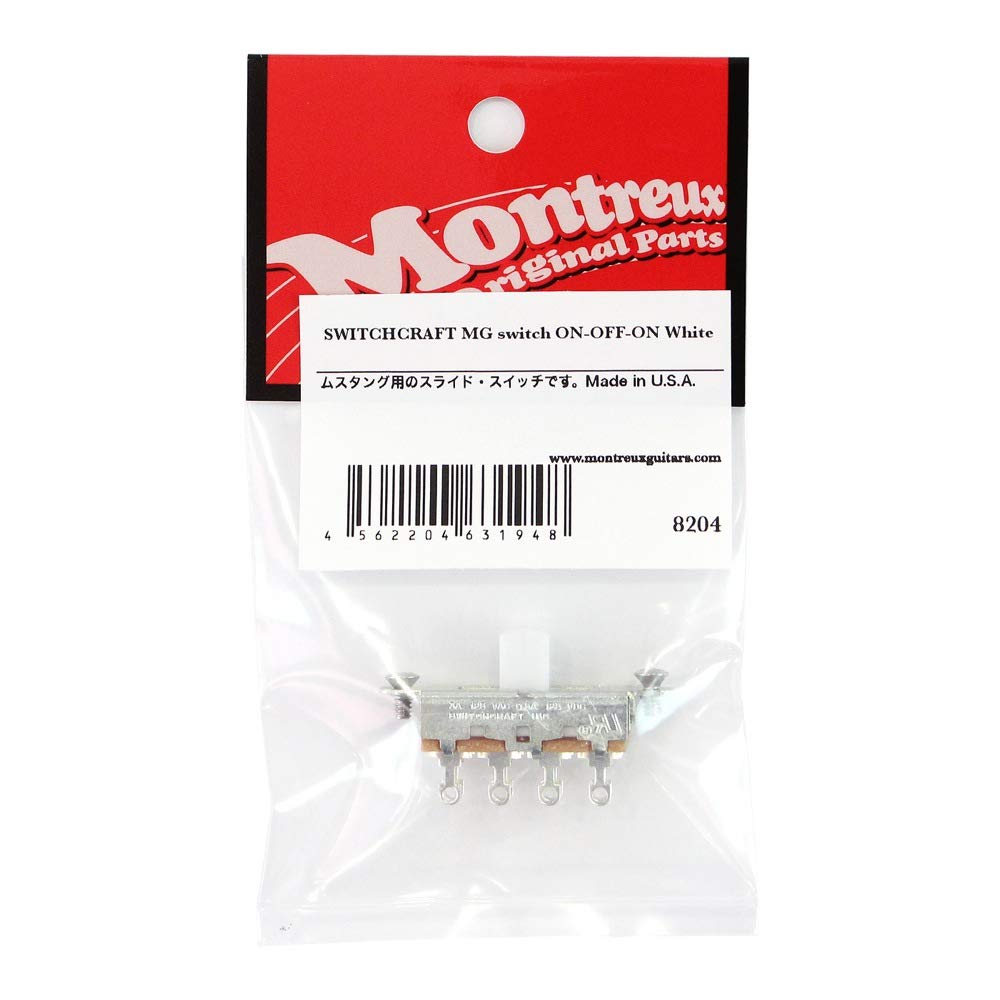 Amazon | Montreux SWITCHCRAFT MG switch ON-OFF-ON White No